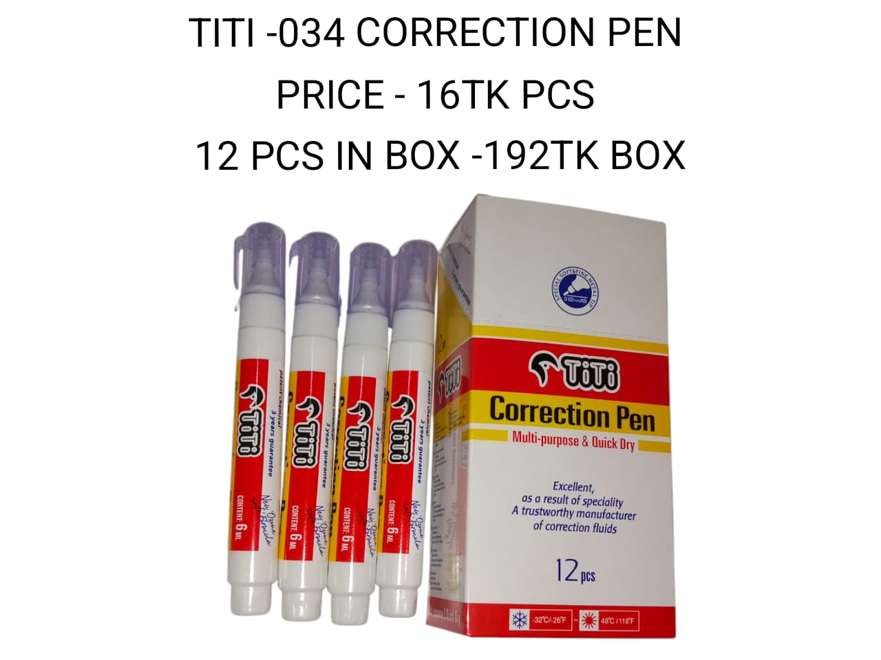 TiTi correction pen