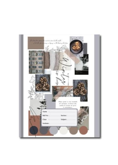 Hearts Bangladesh Floral Binding Khata any Design (Margin) - 200 Pages