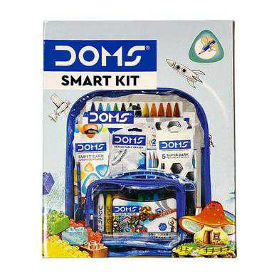 DOMS Smart Kit Full Bundle Value Pack With Transparent Zipper Bag